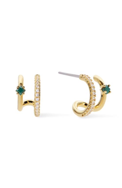 Shop Ana Luisa Double Hoop Earrings In Gold