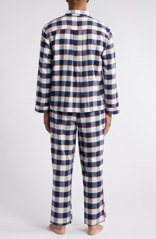 Shop Lunya Check Cotton & Modal Flannel Pajamas In Alpine Plaid