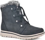 CLIFFS BY WHITE MOUNTAIN Faux Fur Lined Lace Up Boot Women