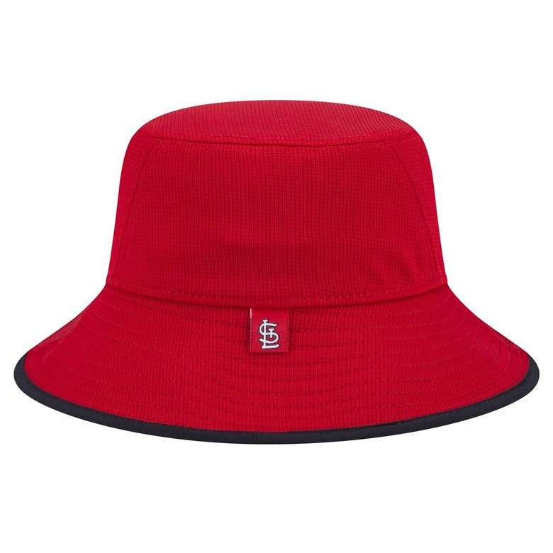Shop New Era Red St. Louis Cardinals Game Day Bucket Hat