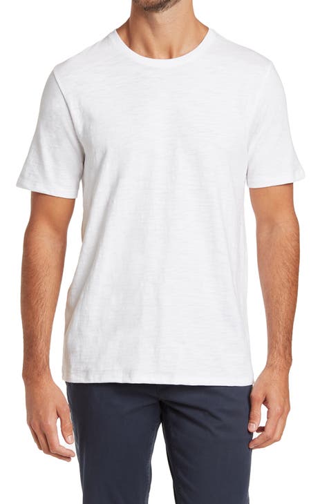 Short Sleeve Slub Crewneck T-Shirt