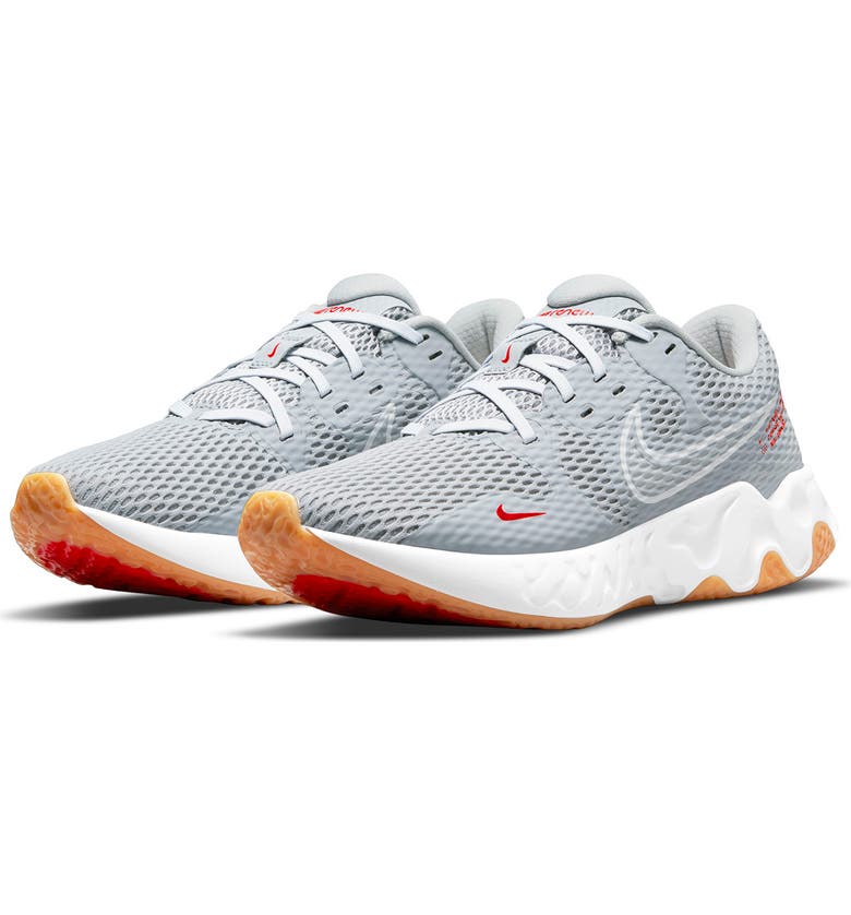 NIKE Renew Ride 2 Sneaker, Main, color, 005 WLFGRY/SMTWHT