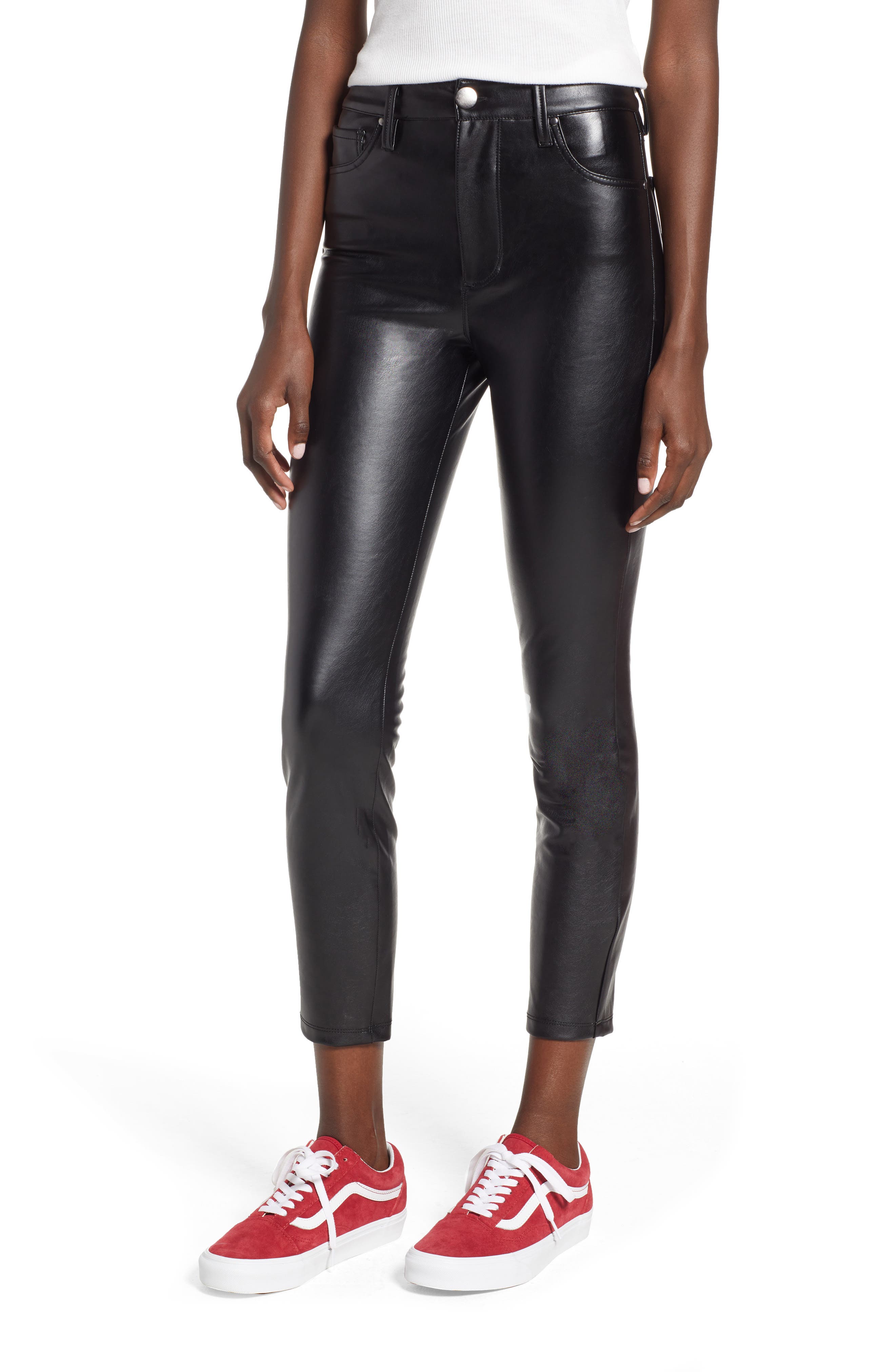 Tinsel High Waist Faux Leather Skinny Pants Nordstrom