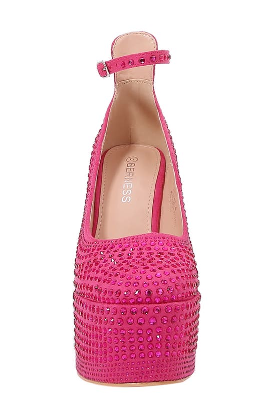 Shop Berness Jolene Platform Sandal In Hot Pink
