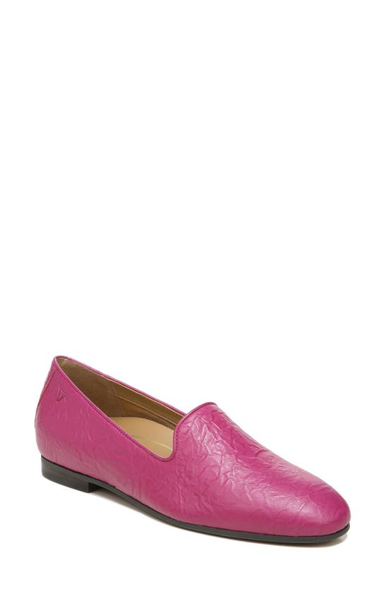 Vionic Willa Loafer In Berry Crinkle