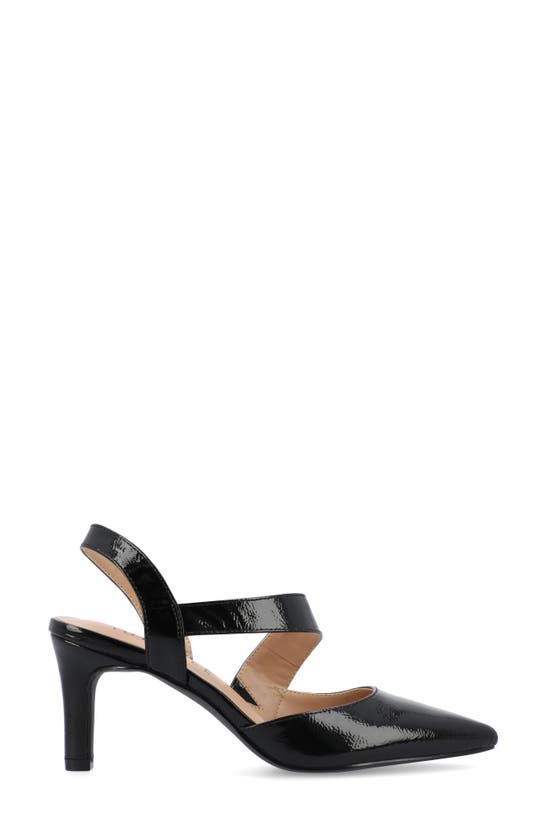 Shop Journee Collection Scarlett Pointed Toe Pump In Black