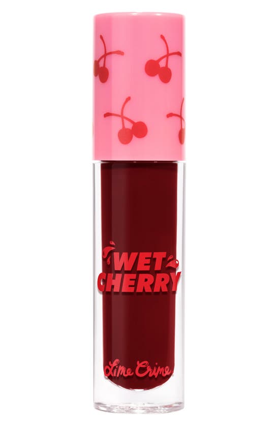 Lime Crime Wet Cherry Lip Gloss In Diet Cherry
