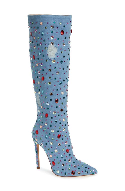 Chili Pointed Toe Boot in Blue
