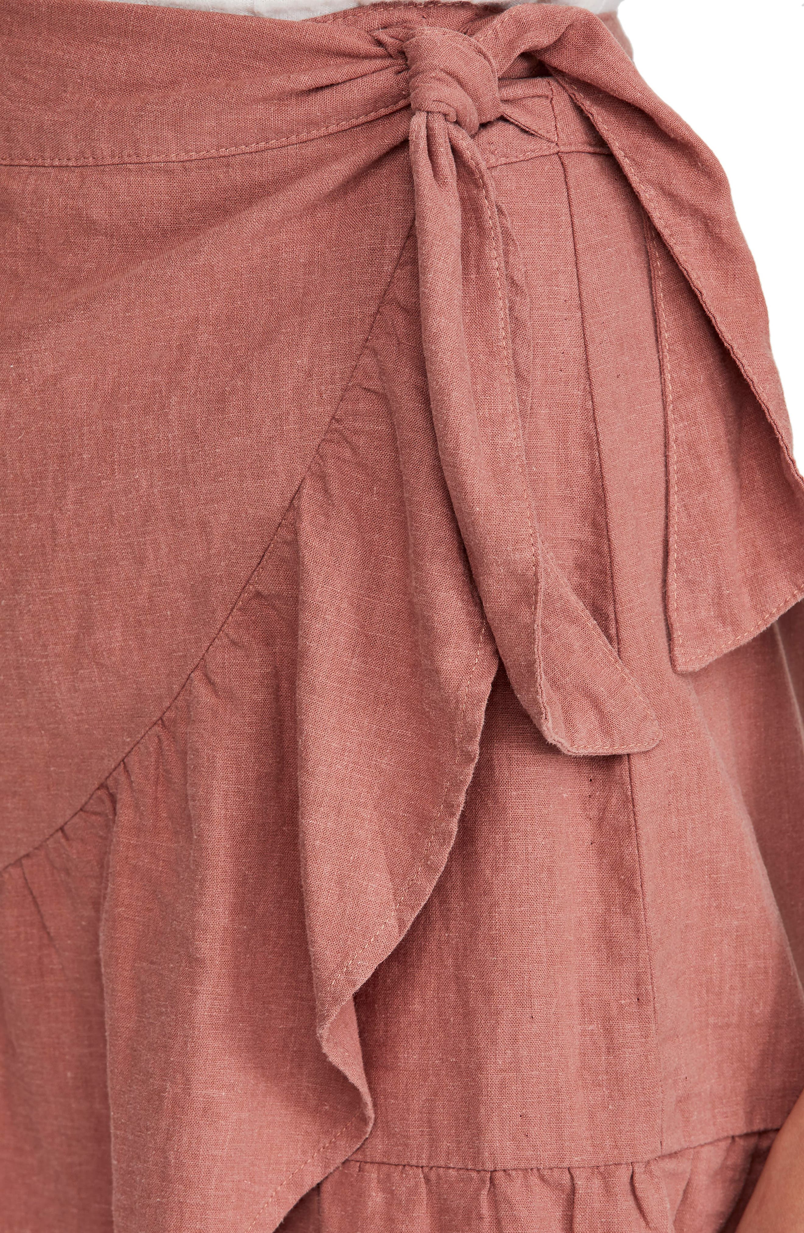 ruffle my feathers mini skirt