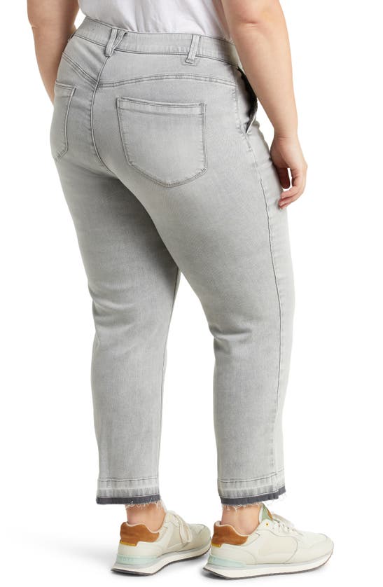 Wit & Wisdom 'ab'solution Button Fly High Waist Jeans In Gy-grey