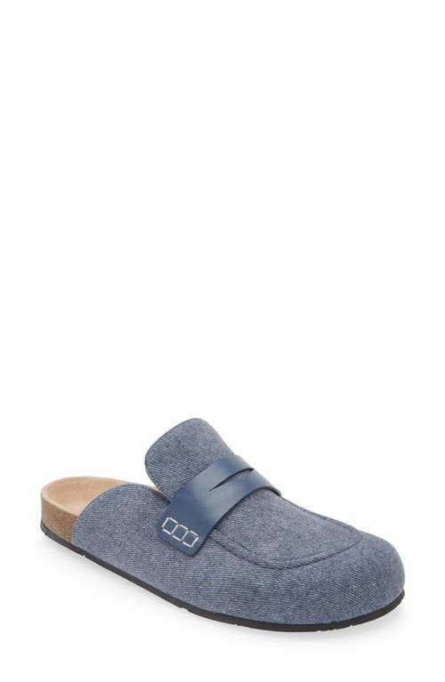 Shop Jw Anderson Denim Loafer Mule