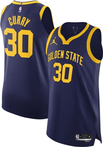 Men's Jordan Brand Stephen Curry Royal Golden State Warriors Authentic Player Jersey - Statement Edition