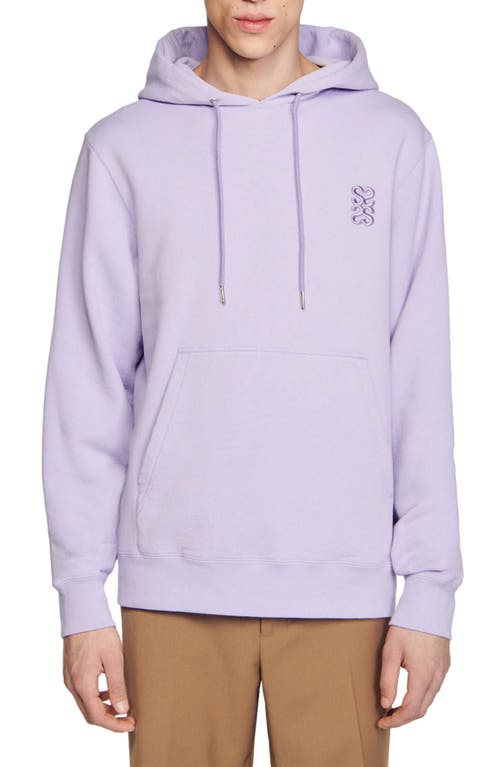 Logo Hoodie Sweatshirt in Lavender