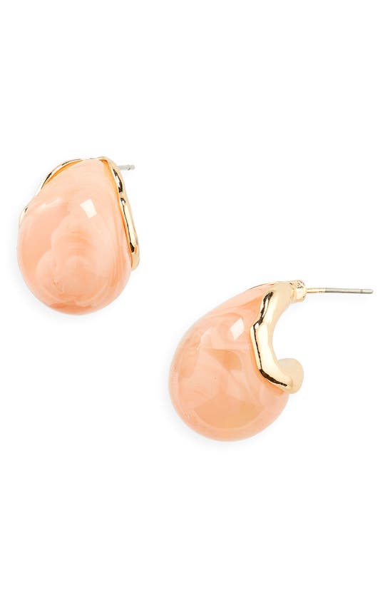 Tasha Resin Bubble Earrings In Pink