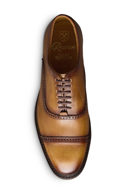 Allen Edmonds Murray Cap Toe Oxford In Walnut