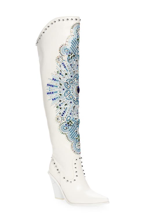 Axelbeat Pointed Toe Boot in White