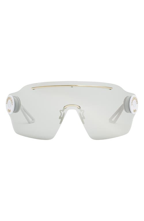 Dior 'pacific M1u Mask Sunglasses In Matte Pink/smoke Mirror