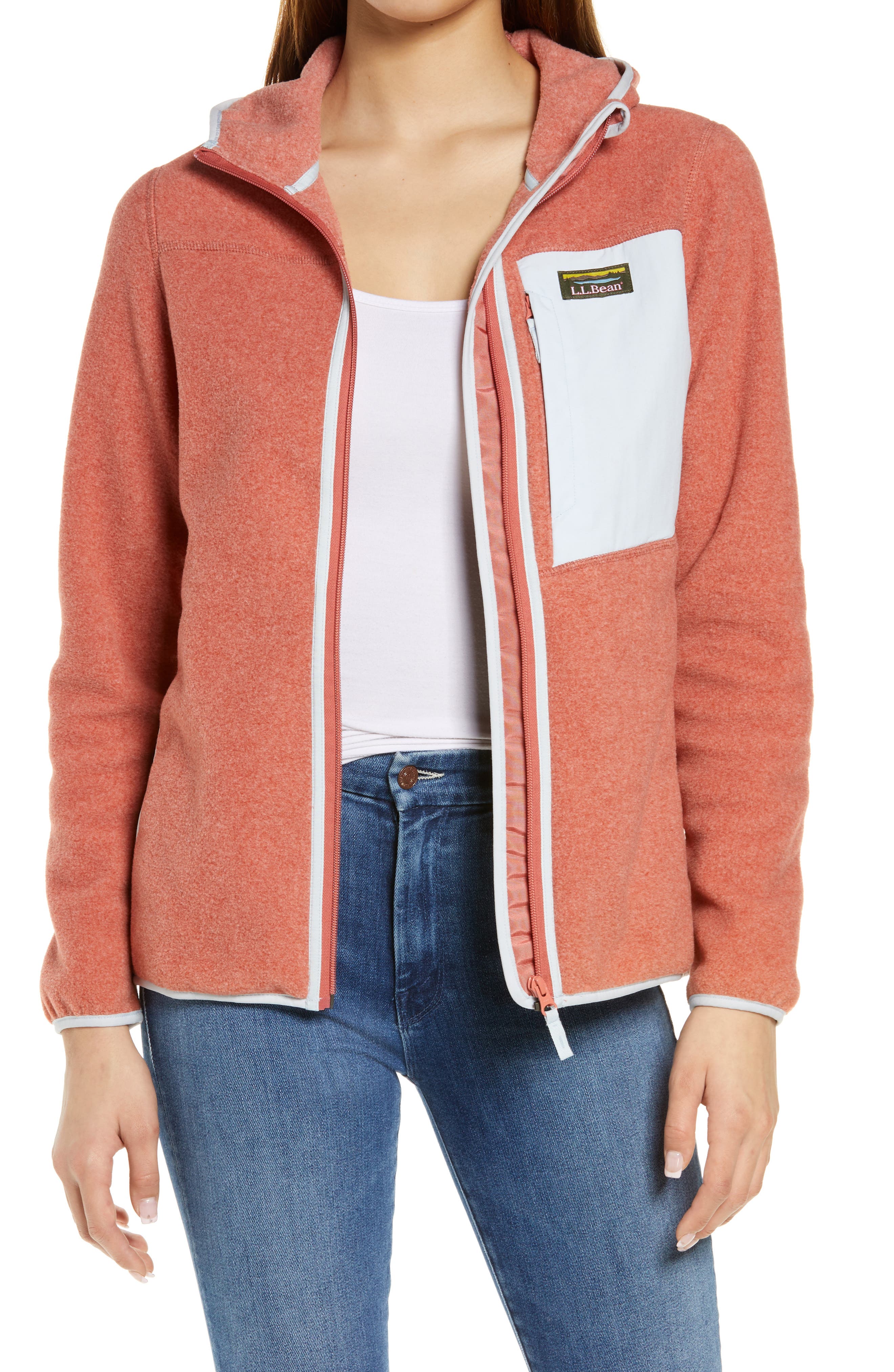 hooded fleece jacket women's