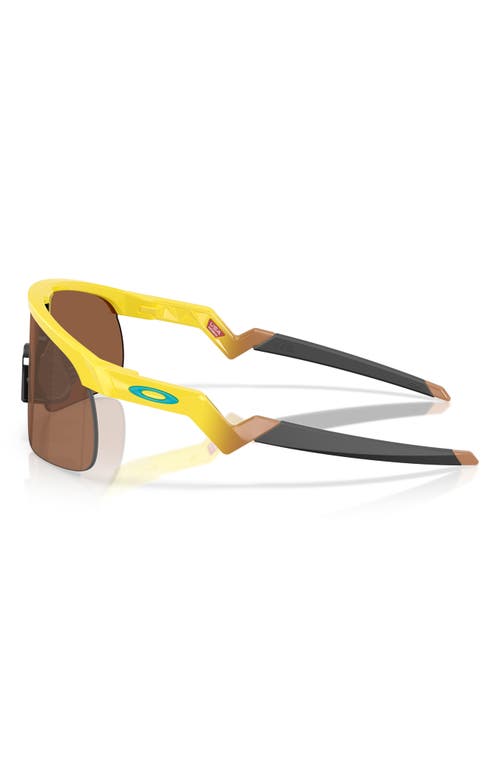 Oakley X Fortnite Hydra 123mm Rectangular Shield Sunglasses In Yellow
