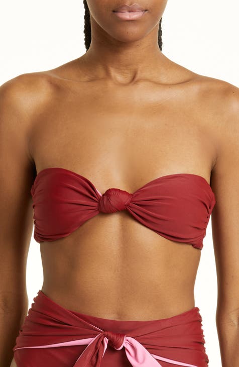 Gilly Knotted Strapless Bikini Top