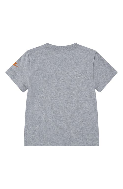 Shop Nike Kids' Boxy Go Team Graphic T-shirt In Dark Grey Heather