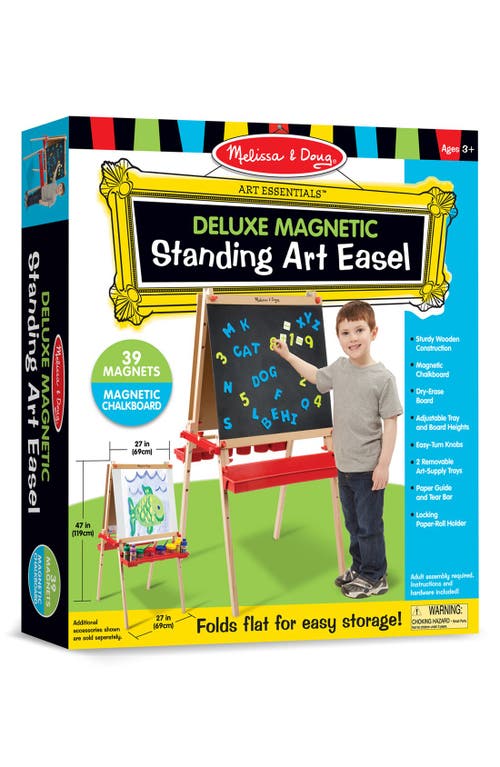 Melissa & Doug Wooden Easel with Chalkboard and Magnet Board in None at Nordstrom