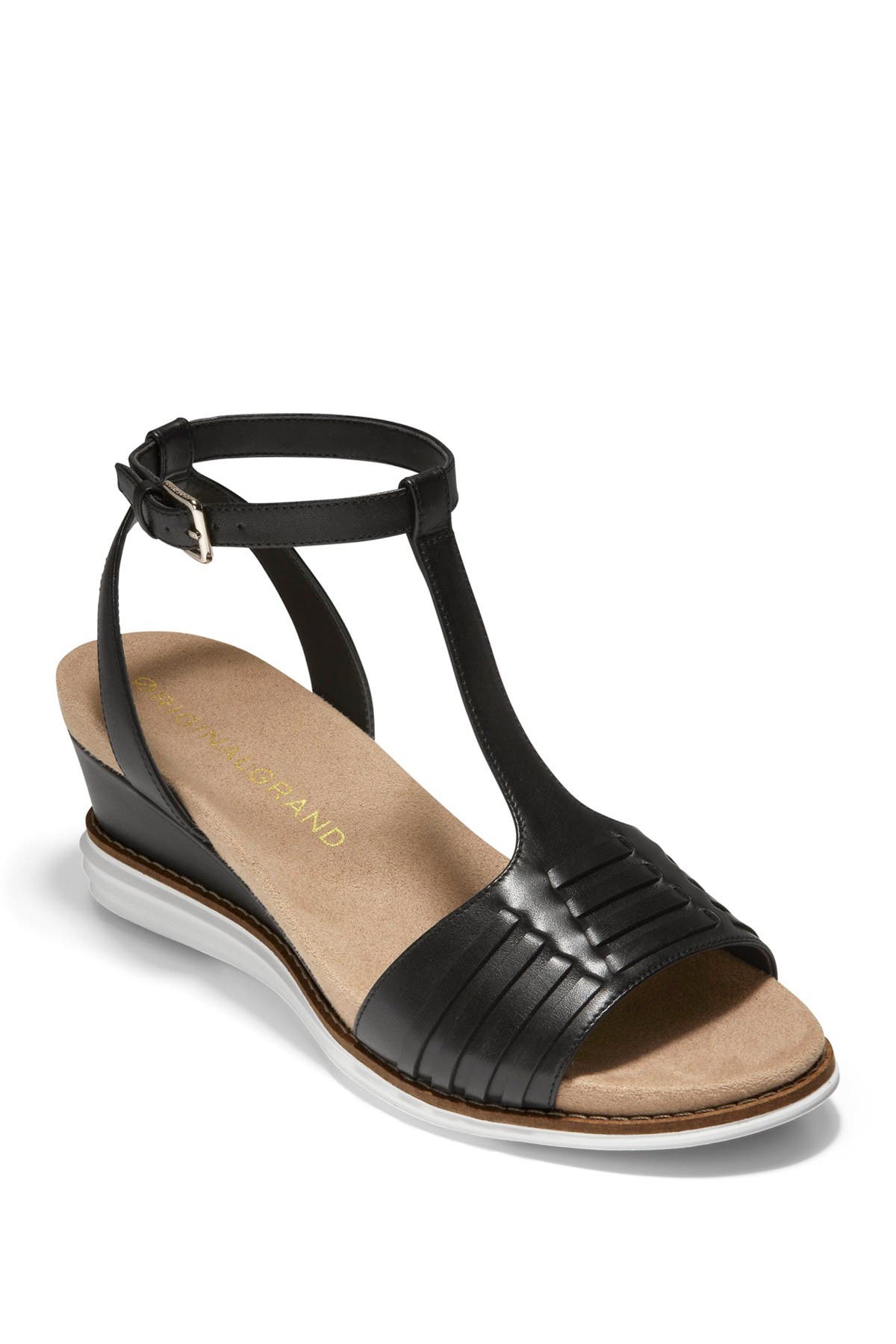 cole haan t strap sandal
