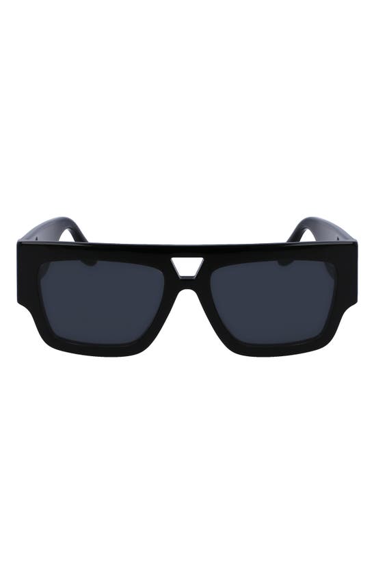 Victoria Beckham 55mm Square Sunglasses In Black