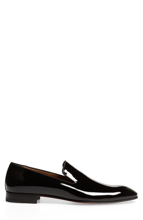 Shop Christian Louboutin Dandelion Venetian Loafer In Black/black Leather