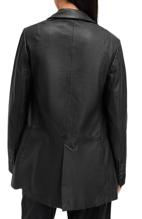 ALLSAINTS ALLSAINTS DERI LEATHER BLAZER 