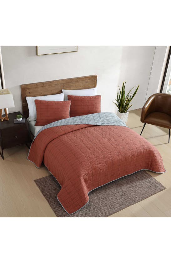 Eddie Bauer Troutdale Cotton Quilt 3-piece Set In Ginger Orange