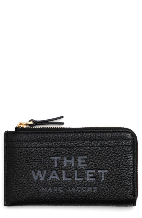 Shop Marc Jacobs The Top Zip Multi Leather Wallet In Black