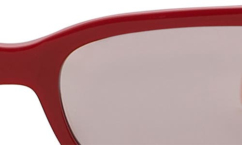 Shop Elisa Johnson Reighne 53mm Rectangular Sunglasses In Gloss Red