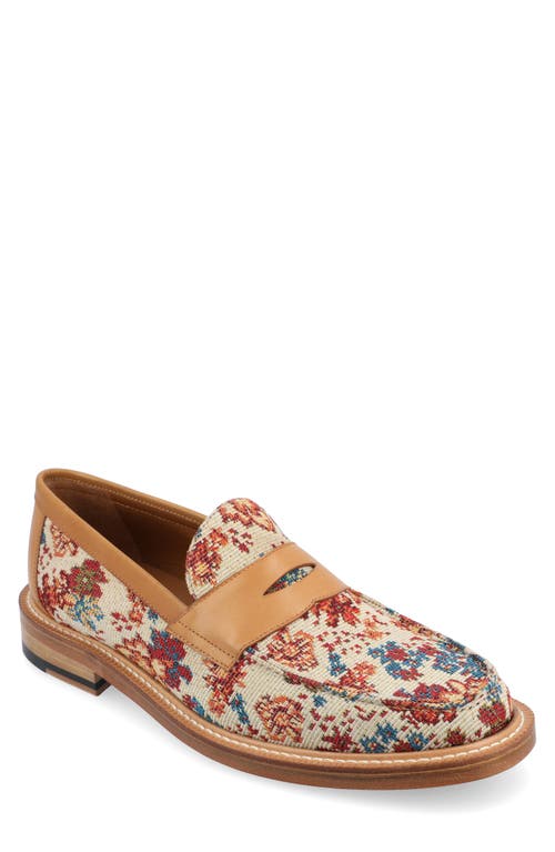 TAFT The Fitz Jacquard Penny Loafer Florence at Nordstrom,