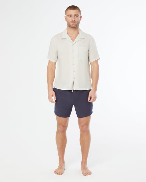 Shop Onia Air Linen Convertible Vacation Shirt In Stone