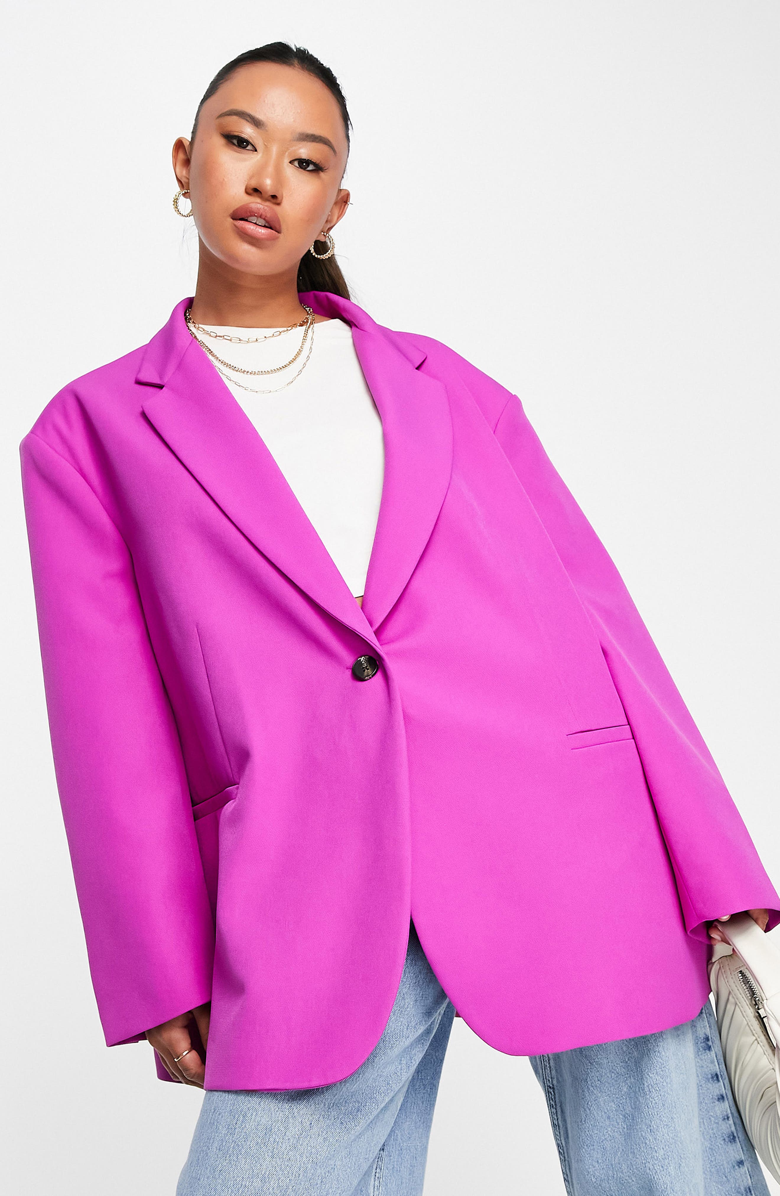 purple suit jacket womens