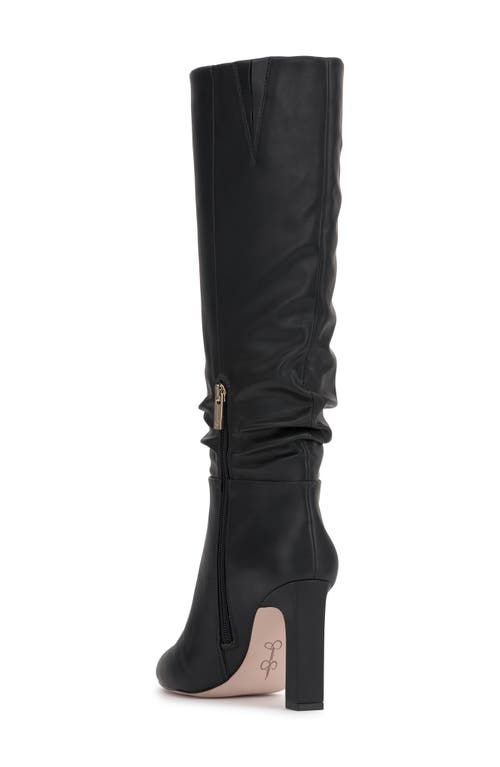 Jessica Simpson Minerva Womens Faux Suede Tall Knee-high Boots In Black