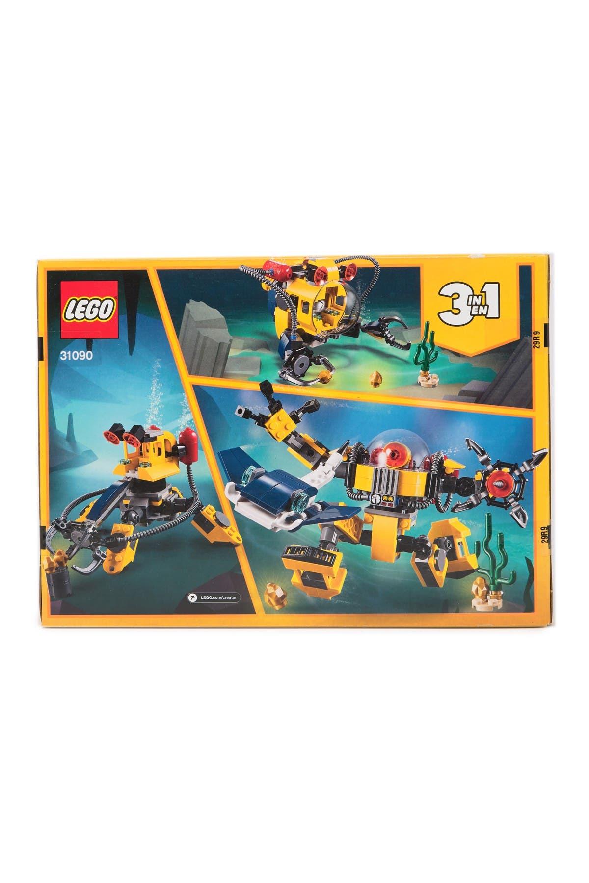 lego creator 3 in 1 underwater robot