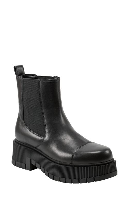 Shop Marc Fisher Ltd Bermuda Lug Sole Chelsea Boot In Black