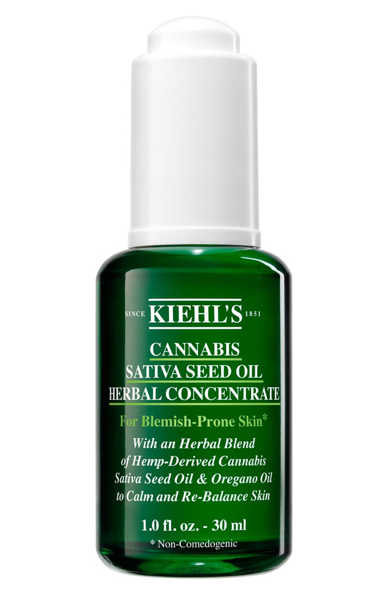 Kiehl's Since 1851 Cannabis Sativa Seed Oil Herbal Concentrate Hemp-Derived, Main, color, 