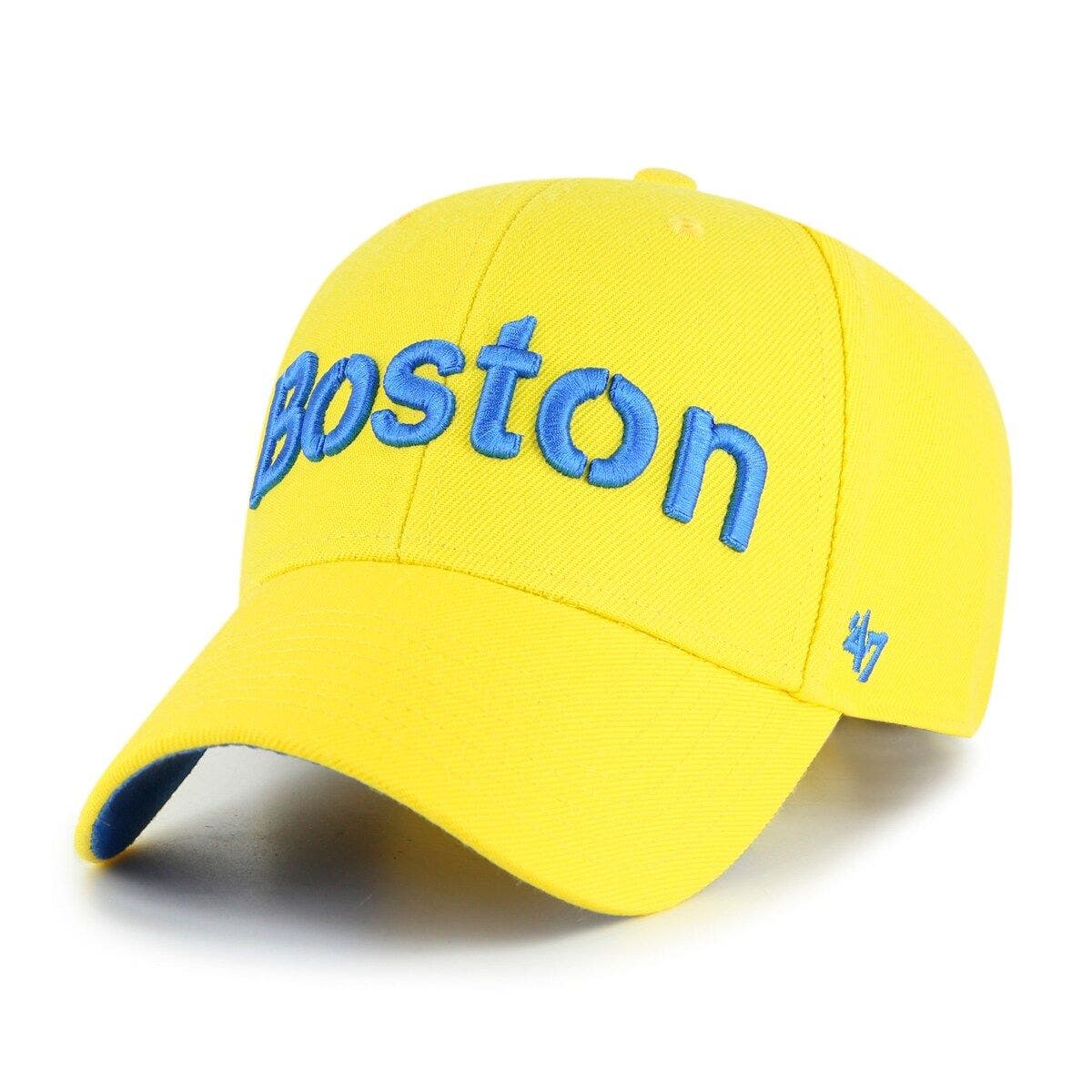 boston red sox hat black and yellow