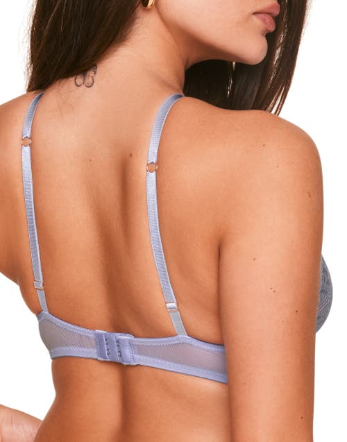 Adore Me Talulah Unlined Balconette Bra In Medium Purple