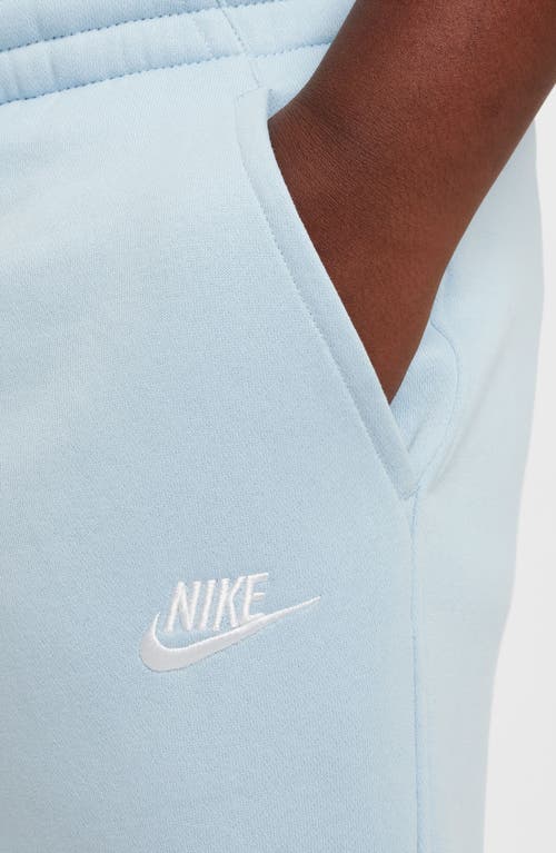 Shop Nike Kids' Club Fleece Joggers In Armory Blue/white