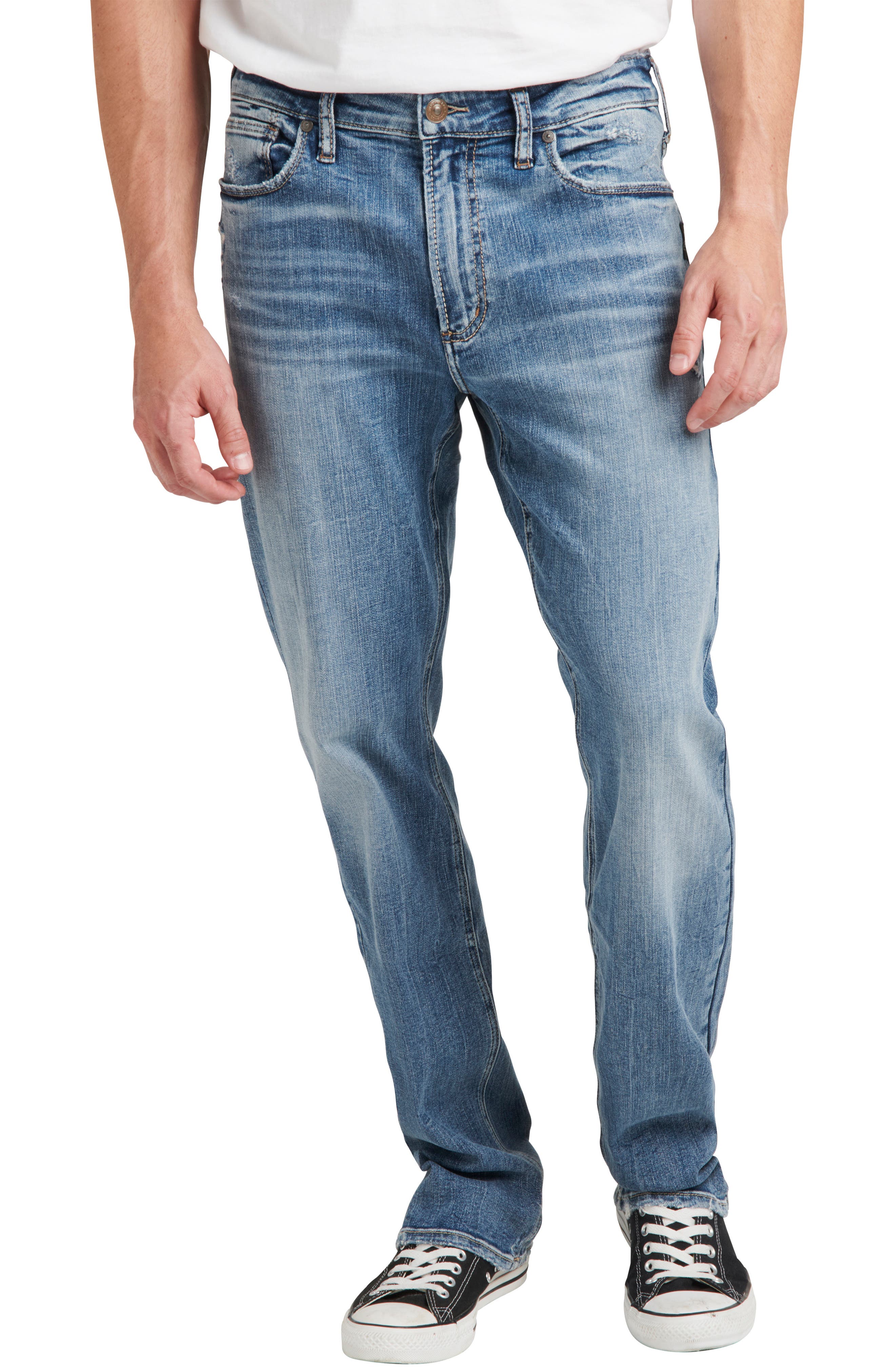 Silver Jeans Co. Grayson Easy Fit Straight Leg Jeans in Indigo