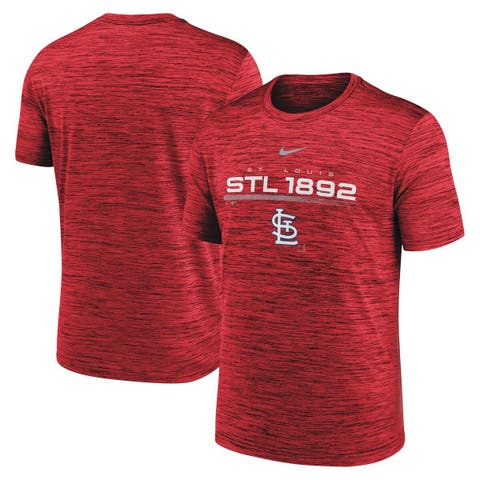 Nike St Louis Cardinals Mens Grey Authentic Thermal Long Sleeve Sweatshirt