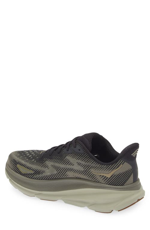 Shop Hoka Clifton 9 Running Shoe In Black/slate