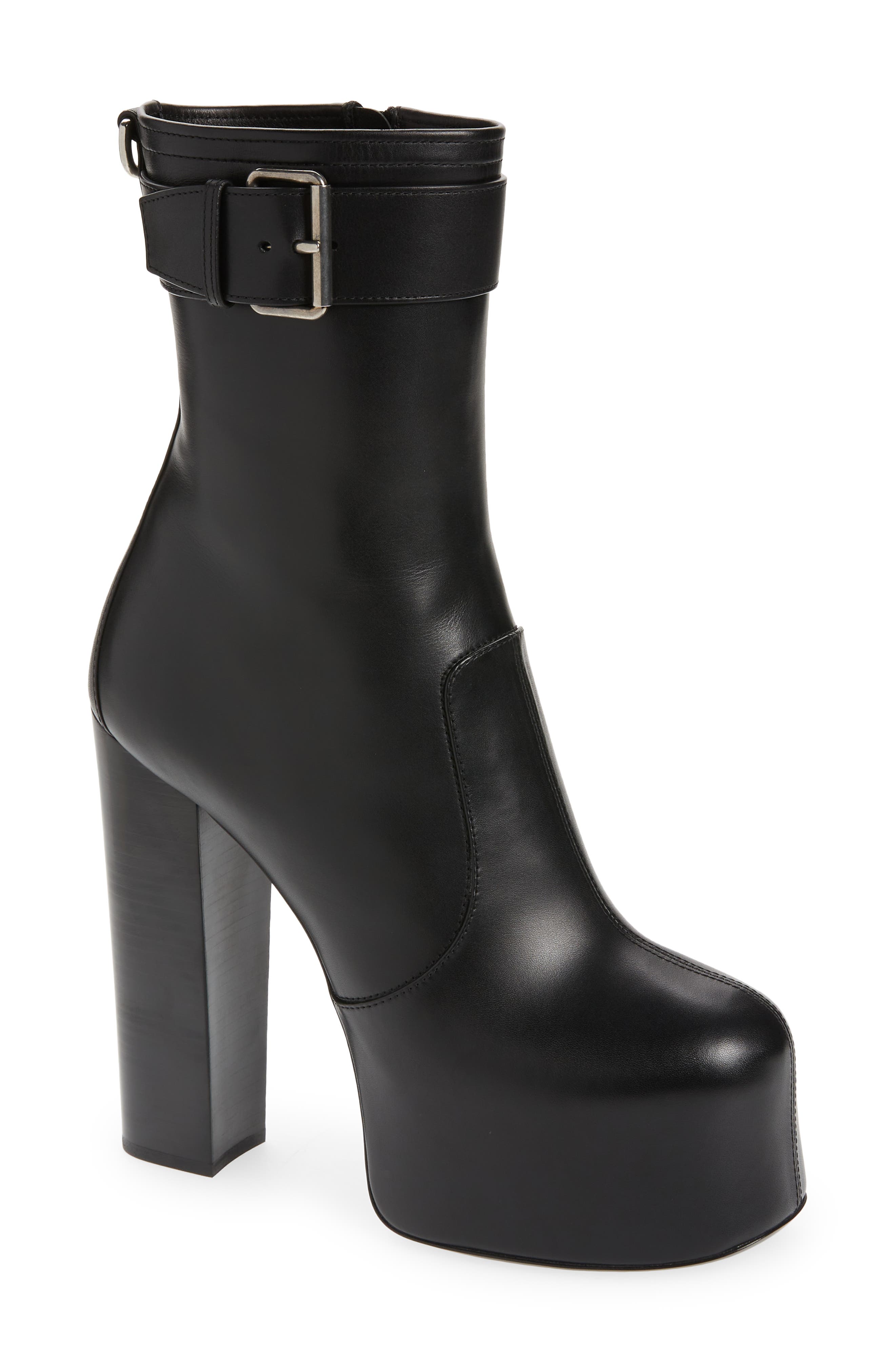 ysl platform booties