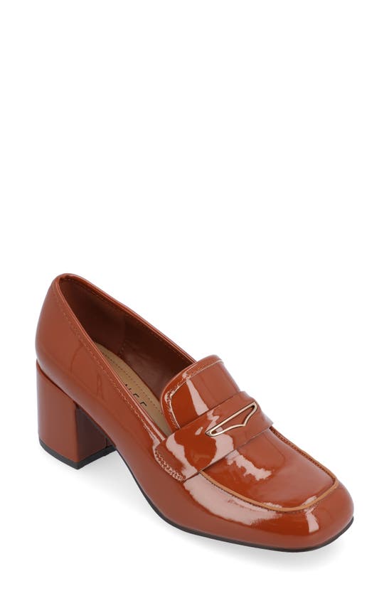 Journee Collection Tru Comfort Foam Liyla Pump In Cognac
