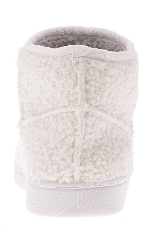 Mia Chill Smiley Genuine Shearling Bootie Slipper In Smile