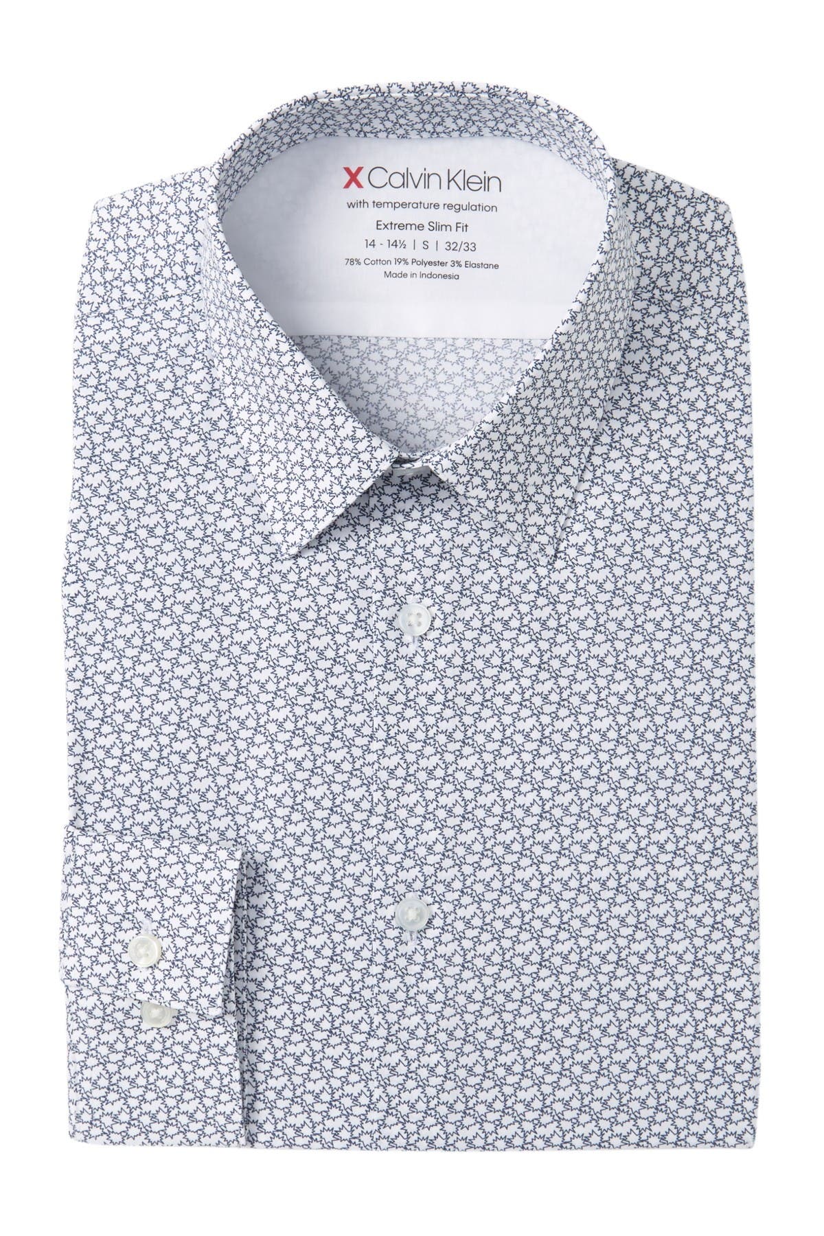calvin klein slim fit stretch dress shirt